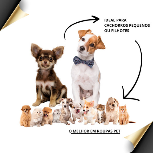 Roupa Pet Fleece Buldog Francês, Pequeno Porte E Gatos Tam:m