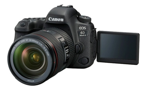 Canon EOS 6D Mark II 24-105mm F/4L DSLR color negro