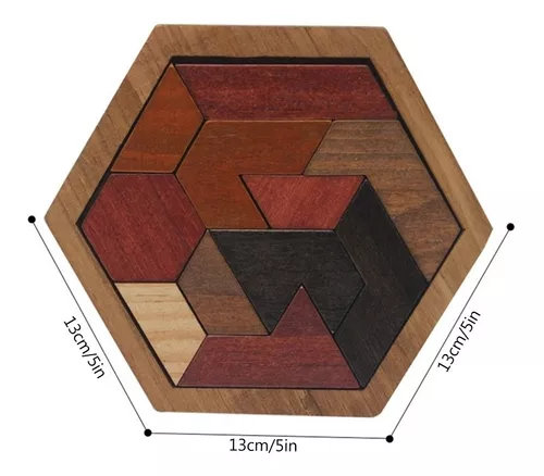 Quebra-cabeça quebra-cabeça, clássico e inteligente quebra-cabeça de  madeira inofensivo quebra-cabeça de prevenção da doença de Alzheimer quebra- cabeça para uso doméstico : : Brinquedos e Jogos