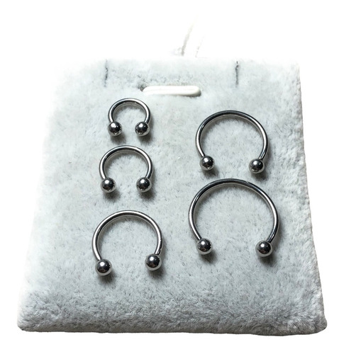 Set 5 Piercings Para Septum. Color A Escoger.