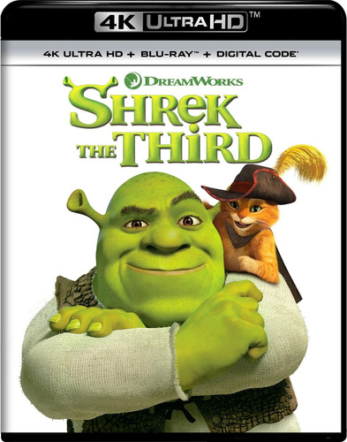 4k Ultra Hd + Blu-ray Shrek The Third / Shrek Tercero