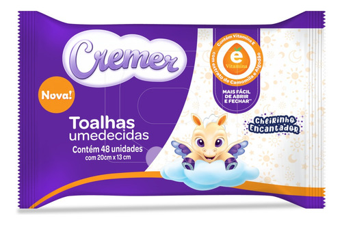 Toalhas umedecidas Cremer 48 u