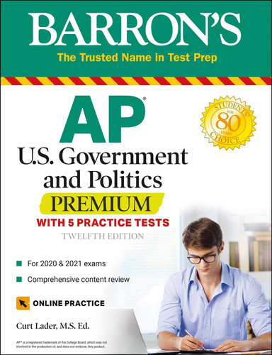 Libro: Ap Us Government And Politics Premium: With 5 Practic