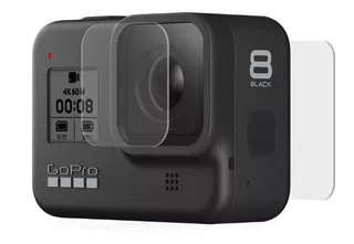 Film Vidrio Templado Protector Gopro 8 Black Pantalla Lente