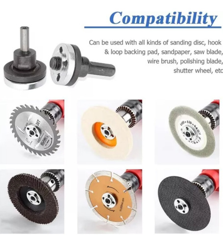 Adaptador Para Taladro Biela Disco Esmeriladora Herramienta