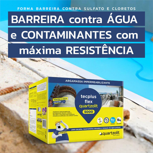 Tecplus Flex 5000 Quartzolit Para Sacadas E Piscina