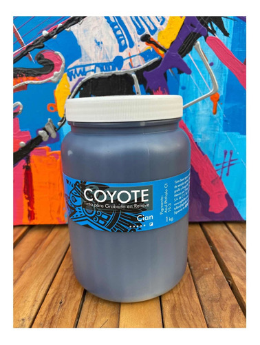 Tinta Coyote Para Grabado, Presentación 1 Kilo