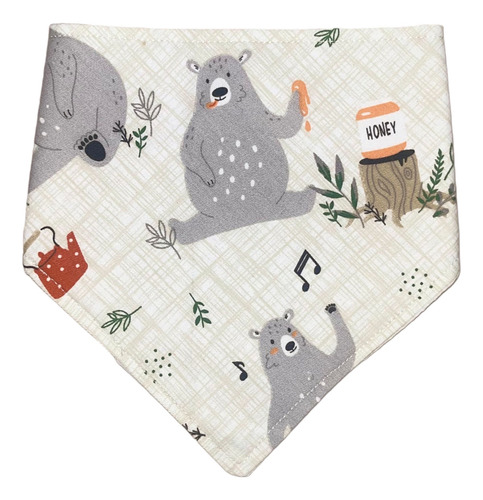 Babero Bandana De Algodón Para Bebés Osos Osos