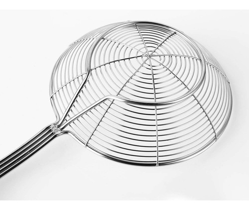 Cucharón Desnatador Con Forma De Araña De Acero Inoxidable C