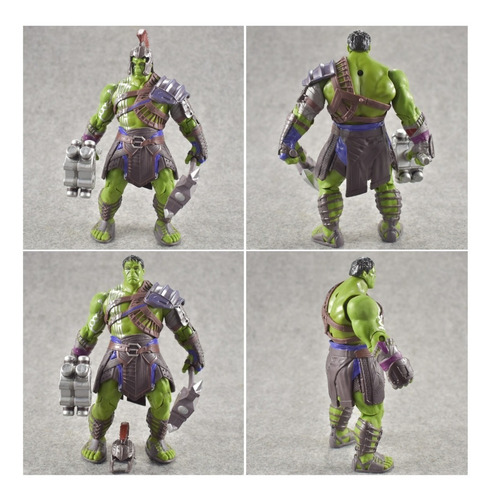 Hulk Ragnarok Marvel + Armas Y Casco