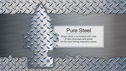 Ambientador Little Trees Pinitos Pure Steel 1 Pack