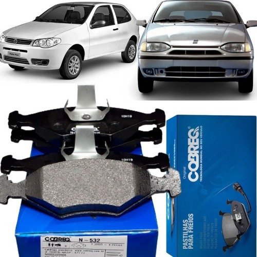 Imagem 4 de 10 de Jogo Pastilha De Freio Fiat Palio 1.0 2007