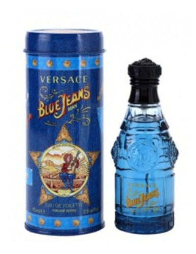 Versace Blue Jeans Eau De Toilette 75 ml Para  Hombre