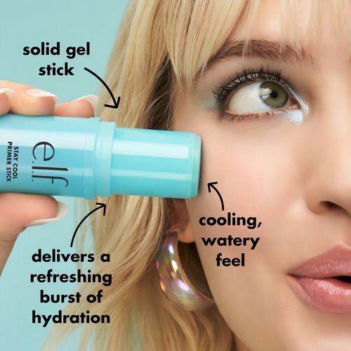 Elf Primer Stick Hydratante Tono Del Primer Azul Claro
