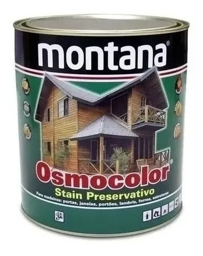 Verniz Nogueira Osmocolor Montana 900ml Acabamento Acetinado