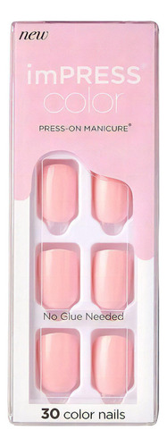 Uñas Press On - Kiss Impress Color Pick Me Pink