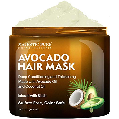 Máscara De Avocado Y Peluquería De Coco Para El Jgskt