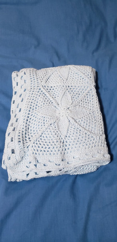 Imagen 4 de 4 de Colcha Para Bebe Tejido A Palito Modelo 7