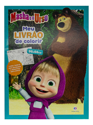 Masha E O Urso - Meu Livrão De  Colorir - Paloma Blanca Alves Barbieri