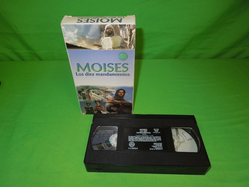 Vhs Moises Los Diez Mandamientos (Usado)