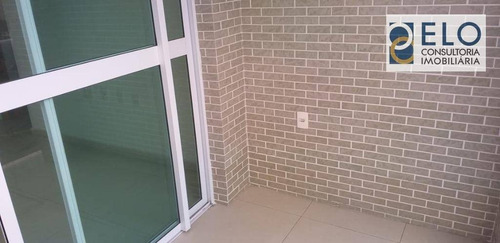 Imagem 23 de 27 de Cobertura À Venda, 89 M² Por R$ 565.000,00 - Campo Grande - Santos/sp - Co0058
