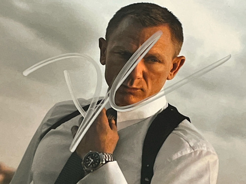 Autografo Daniel Craig James Bond 007 Foto Autografiada Cert (Usado)