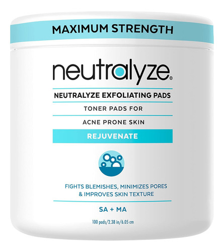 Exfoliating Acne Wipes - Maximum Strength Acne Pads For Face