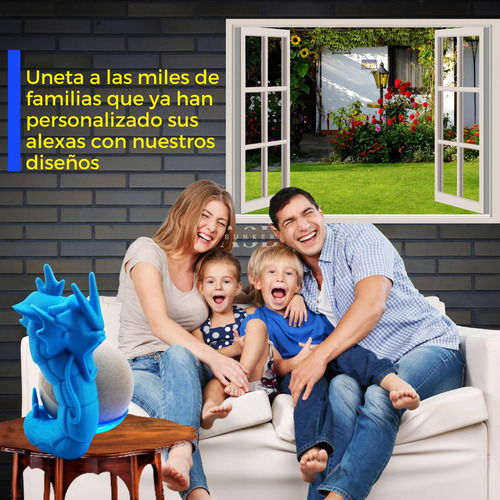 Soporte Base De Gyarados Para Alexa Echo Dot 4° Y 5° Gen