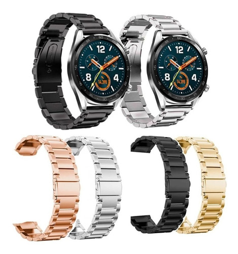Correa Acero Metal Compatible Con Huawei Watch Gt 20/22mm