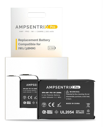 Batería Ampsentrix Para Apple Watch Serie 1 (38mm)