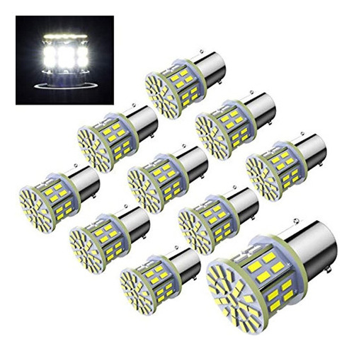 Efoxcity 12v 1156 10 Paquete Brillante 1156 1141 1003 50smd