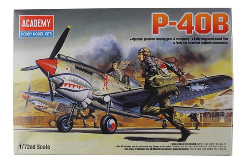 Curtiss P-40b Tomahawk - Escala 1/72 Academy 12456