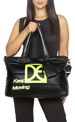 Bolsa Tote Cloe Ofrani Grande Color Negro