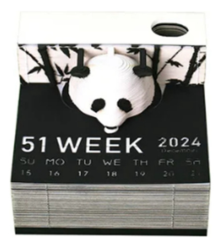 Calendario 3d Paper Art 2024, Bloc De Notas 3d, Bloques De N