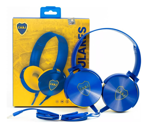 Auriculares Boca Juniors C/cable Licencia Oficial Cabj Moda