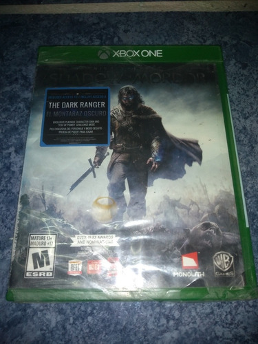 Xbox One Video Juego Shadow Of Mordor Detalle Celofán Físico