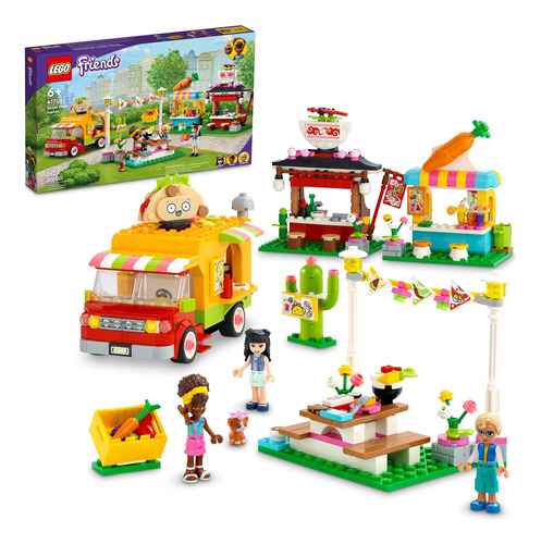 Lego Friends Street Food Market 41701; Nuevo Kit