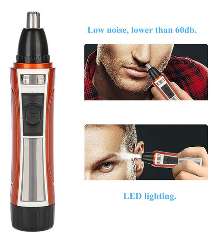 Elétrico Nariz Orelha Cara Depilação Homens Trimmer Clipper