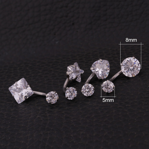 Piercing Corporal De Acero Inoxidable Golden A Para Dientes