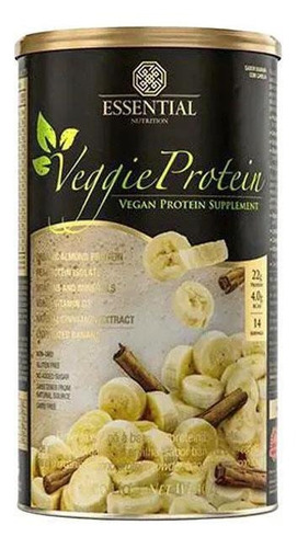 Veggie Protein Banana Com Canela 462g Essential Nutrition