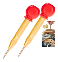 Comprar Kit 2x Punção Marcador De Centro Chapa Madeira Plástico Aço
