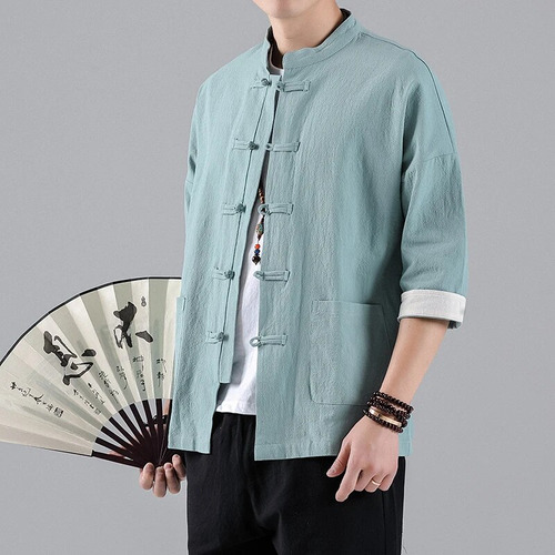 Camisa Kungfu Wushu Para Hombre Traje De Kung-fu Taichí Tang