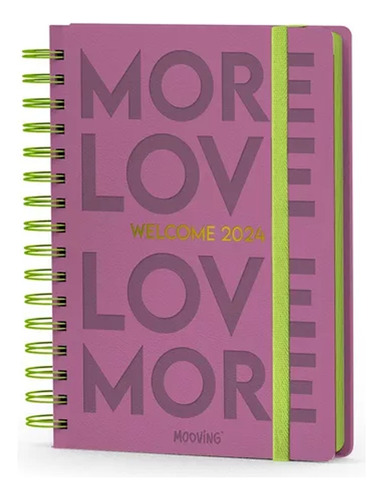 Agenda Espiralada Modern Soft 384 Paginas Mooving 