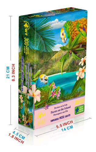 Rompecabezas Wuundentoy Gold Edition Aves De La Isla 300 Pzas