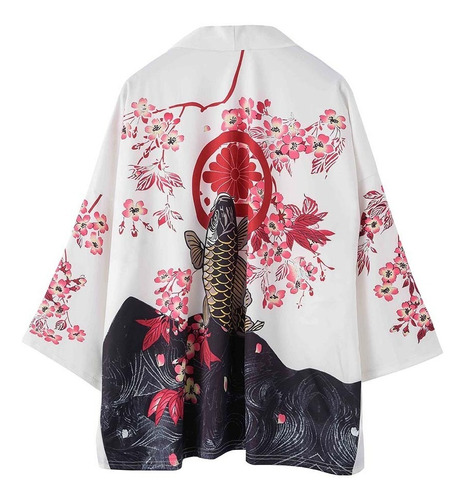Chaqueta Kimono Japonesa Para Hombre Yukata Retro