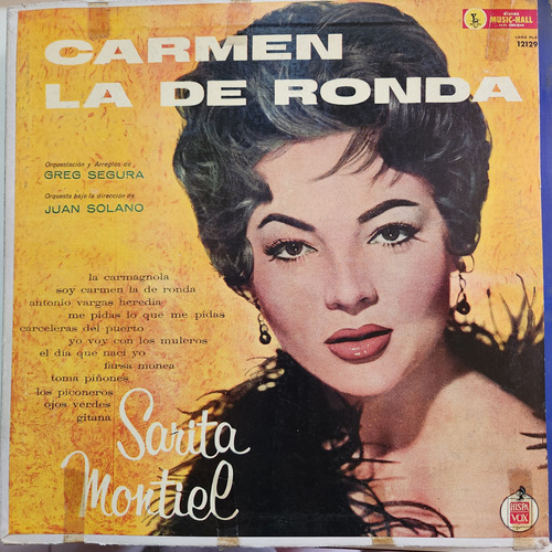 Vinilo Sarita Montiel Carmen La De Ronda M6