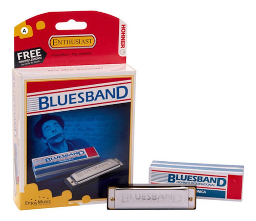 Gaita Hohner Blues Band Harmônica 20 559 A (lá) 