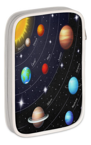 Estuche Lápices Impresión De Planeta De Sistema Solar...