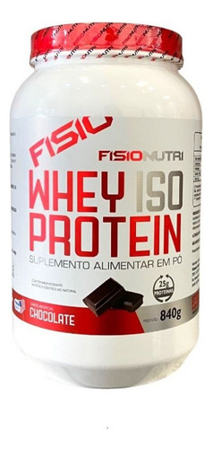 Whey Iso Protein (840g) - Sabor: Chocolate