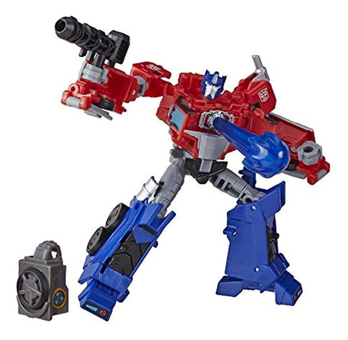 Transformers Toys Cyberverse Deluxe Class Optimus Prime Figu